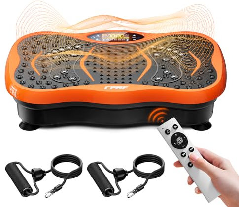 CFBF Máquina de ejercicio de placa vibratoria, máquina de plataforma de entrenamiento de cuerpo entero para drenaje linfático, máquina de placa vibratoria Waver para dar forma a la pérdida de peso, 99