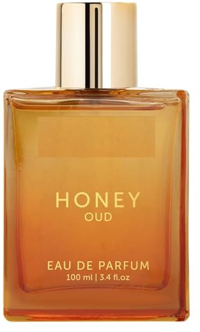 Luxuöst Honey Oud Unisex Parfym 100ml Eau De Parfum | Söt Träig Kryddig Doft med Bergamott, Patchouli & Vanilj | Långvarig Signaturdoft för Män & Kvinnor | Premium Daglig Bärbarhet