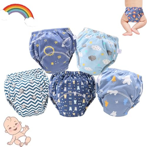 Nassfrei Unterhose Kinder,nassfrei Unterwäsche Kinder,trainingshöschen Zum Trocken Werden,babydry,Nassfrei Auslaufsichere Kleinkind-Unterwäsche,wiederverwendbare Töpfchen-Trainingshose Für Und Mädchen