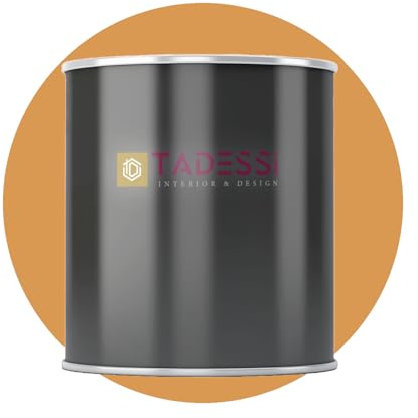 Tadessi Pintura interior naranja – terracota – Pintura de pared lavable mate – Pintura de emulsión – Sin olor y sin disolventes – 1 litro