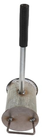 SUPVOX Fire Extinguishing Pot Steel Extinguisher Urn with Lid 12cm Diameter 14cm Height Portable Fire Safety Equipment for Bbq and Camping