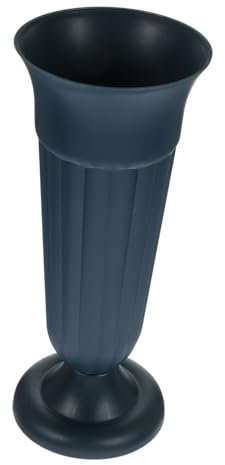 UKCOCO Urna Fioriera e Vaso Commemorativo Per Cimitero in Pp Resistente, Vaso Da Fiori Stabile Per Tombe, Portafiori Da Esterno Per Cerimonie e Decorazioni Cimiteriali