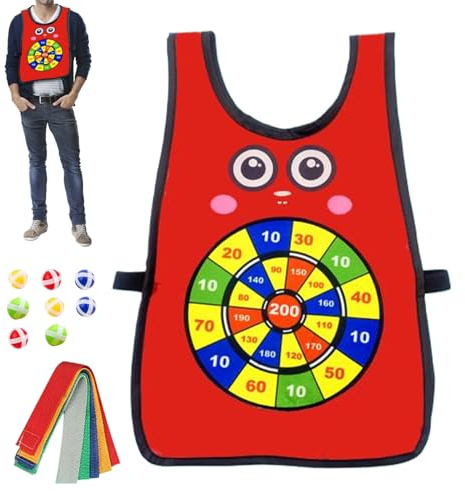 Stronrive Juego De Pelota con | Deportes De Lanzamiento con Pelota Adhesiva | Equipo Reutilizable Lavable para Diversión Al Aire Libre En Parque Playa Jardín para Jóvenes Adultos Niños