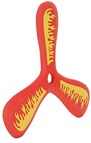 Alomejor Eva Boomerang As Well As Durable and Durable and -toys for Children, Safe Material, Suitable for Children over 6 Years of Age (Red)