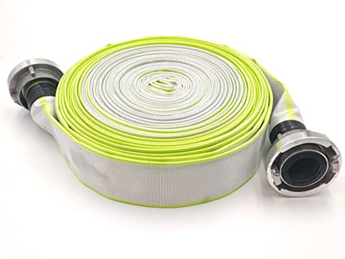 2 Zoll | C-52-30 Meter Industrieschlauch | Feuerwehrschlauch | Bauschlauch | Flachschlauch | Schlauch mit Storz-Kupplung