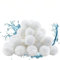 Y AKAGI Filterbälle 700g 8 Liter Filter Balls ersetzen 25 kg Filtersand für Pool Sandfilter, Schwimmbad, Filterpumpe