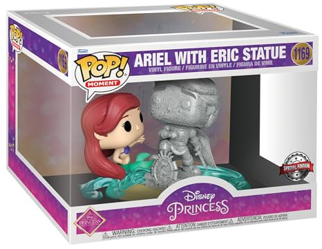 Figura Pop Disney Ultimate Princess LA Sirenita Ariel & Statue Eric Exclusive