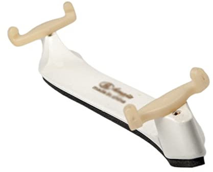 Streichinstrumente Teile Verstellbare Weiße Violinen-Schulterstütze Für 3/4 4/4 Größe Violinen-Schulterstützen Pads Hochfester Schwamm Zubehör Tuch & Box
