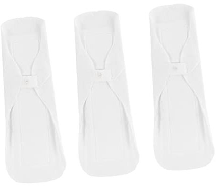 SOLUSTRE 3stücke Wiederverwendbare Menstruationsbinden Waschbare Sanitary Pads Auslaufsicher Komfortabel Atmungsaktiv Für Damen Periodenschutz