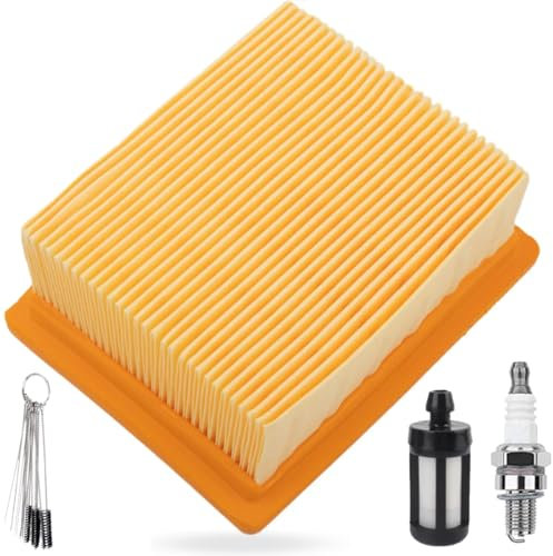 ZAMDOE Luftfilter für Stihl BR800 BR800C BR800X Laubbläser mit Benzinmotor, 4283-141-0300 4283-141-0300B Luftfilterersatz, mit Zündkerze, Kraftstofffilter