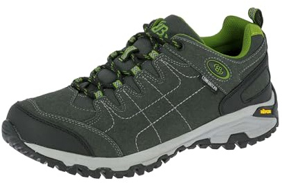 Brütting Mount Shasta Low, Scarpe da Arrampicata Basse, Unisex - Adulto, Grigio (Antracite/Verde), 40 EU