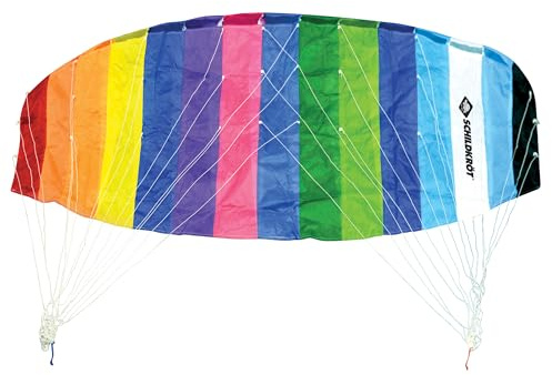 Schildkröt® Dual Line Sport Drake 2.0, tvålint styrmatta, från 14 år, 75 x 200 cm, inkl. polyester Flying Line (60 kp), 2 x 25 m på vinder med slingor, 2-6 beaufort; 970469