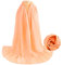 WANSSY® moderner Chiffonschal lang Schal Stola Tuch für Hochzeit Abendkleid in verschiedenen Farben Größe XXL (Apricot)