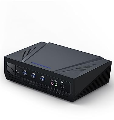 Mini Dator Windows 11 Pro AMD Ryzen 9 64GB DDR4 RAM 1TB HDD,Mini PC DP HDMI Type-C Tredubbel Skärm 4K UHD,TF Kortplats Mini Stationär Dator USB3.0 WiFi 6 BT5.2 ALLASONE