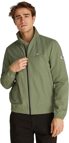 Tommy Jeans Cazadora de Entretiempo para Hombre TJM Essential, Verde (Aruba Green), XS