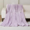 GREATOYAR Manta de Franela para Sofá, Manta de Franela para Cama, Manta para Mascotas, Mantas Ligeras, Extra Cálido, Sobrecama, Caliente, Transpirable para Otoño e Invierno, Caparazón Lila, 130X160cm