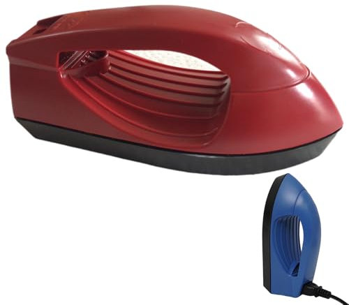 Fer à Repasser Révolutionnaire, 2025 Fer à Repasser Révolutionnaire Eau Sel, Repassage express, partout avec vous (rouge)