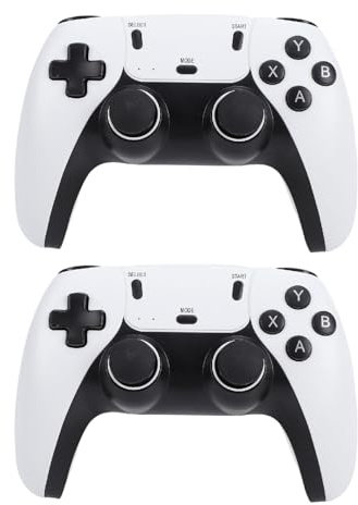 Luocute Retro Spelkonsol, 12 000 Spel 4K TV Stick, Dubbla 2,4G Trådlösa Kontroller, Inbyggda Klassiska Spelemulatorer, med Save Game Progress, för Hem-TV-projektorskärm (128G)