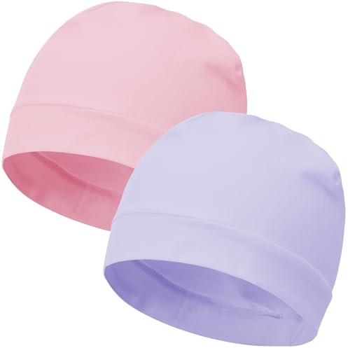 vidsel 100% Cotton Skull Caps for Men Women Breathable Night Cap Sleep Hats Soft Lightweight Running Beanie Helmet Liner