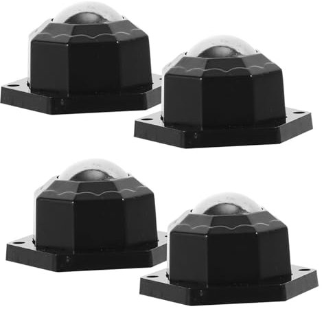 Cabilock 4pezzi Ruote Girevoli Mini Adesive Da Gradi Ruote Per Mobili e Elettrodomestici Piccoli Facili Da Installare