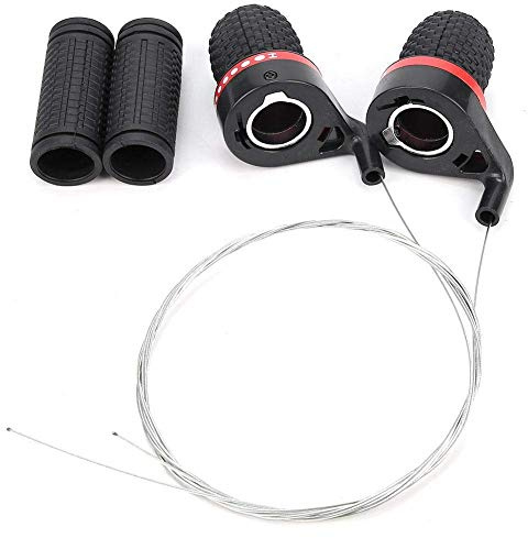 Manija de Desviador de Bicicleta Twist Grip Manija de Cambio de Bicicleta Palanca de Freno Ciclismo Mango Twist Grip Transmisión Transmisión