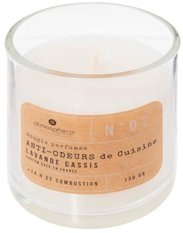 Atmosphera - Duftkerze gegen Küchengeruch 130g - Transparent