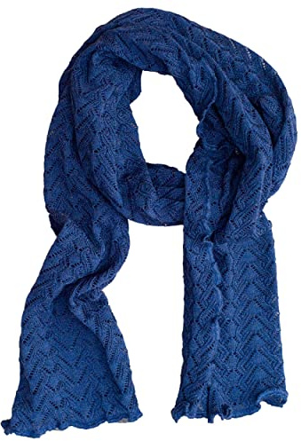 Invero, écharpe en laine mérinos - Lilly, 100% laine (Bleu)