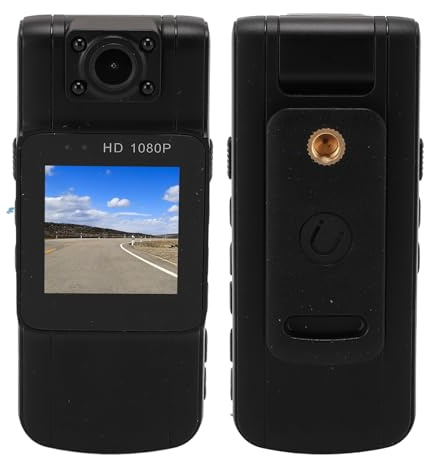 Bärbar Videobandspelare, HD Infraröd Night IP65 Vattentät Bärbar Videokamera, för Motorcykelturer, Sportaktiviteter och Utomhusäventyr (32GB)