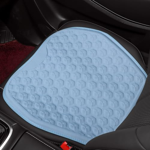 LY4U Cuscino per Sedile in Gel a Nido d'ape 3D per Sedia da Ufficio e Seggiolino Auto, Cuscino di Scarico Della Pressione di Raffreddamento 48x48 cm con Supporto Traspirante per Sedia a Rotelle