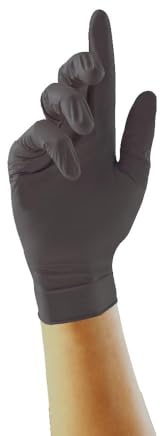 Black Pearl Black Nitrile Gloves (100 Per Box) (XS)