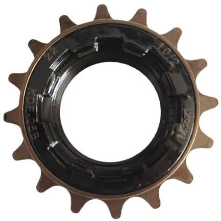 MeevrgR Piñón fijo de una sola velocidad para bicicleta de rueda libre 16T/18T piñón de aleación para carretera para reemplazo de bicicleta, compatible con ciclos Fixie
