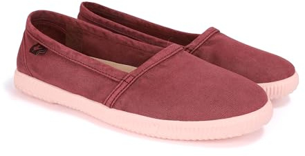 WALK IN PITAS | Camping | Alpargatas de Mujer | Mocasines | Náuticos Casual | Zapatillas de Tela | Zapatos sin Cordones | Deportivas Casuales | Calzado de Walkinpitas | Burdeos 37