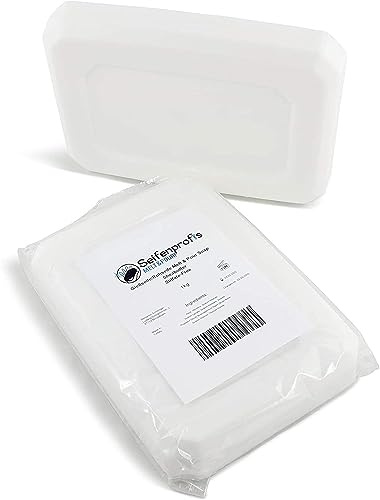 Seifenprofis Sheasmör glycerin tvål rå tvålbas tvålhällning (SLS-fri 1 kg sheasmör 1 kg vit)