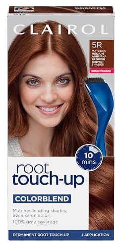 Clairol Root Touch Up Permanent Hair Dye, 5R Medium Auburn/Reddish Brown