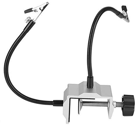 Helping Hand Strumenti di saldatura di terza mano Flessibile, dispositivo universale per stazione di saldatura con braccio in metallo, staffa per saldatore elettrico, dispositivo di riparazione del ci