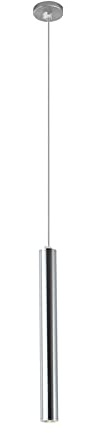 Naiyn Lampada A Sospensione in Alluminio Lampada A Sospensione A Tubo Lungo Lampada A Sospensione A Testa Singola Lampada A Sospensione A Soffitto Cilindrica Lanterna da Incasso A Soffitto