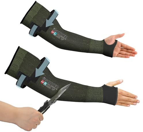 Schwer AIR-SKIN Arm Sleeves for Thin Skin and Bruising ANSI A6 Cut Resistant