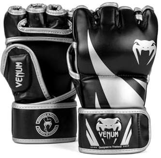 Venum Challenger 2.0 MMA Gloves - Black/Silver