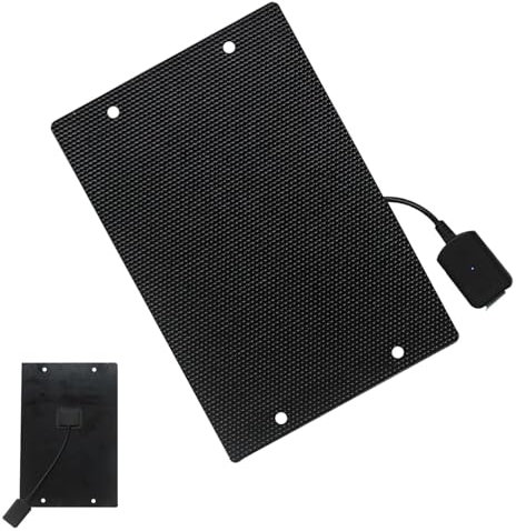 Solar Panel Charger, High-Efficiency Solar Charging Device, Portable Smartphone and Tablet Charger, Compact Power Bank, 7.8x5.24 Inch Ideal for Outdoor Camping, Hiking, and Travel