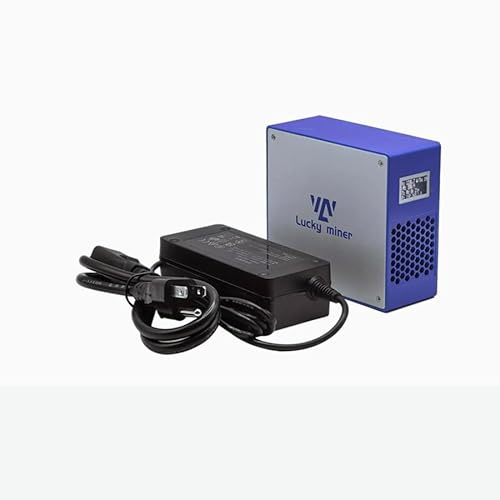 Lucky Miner LV07 1TH/S SHA-256 ASIC Miner for Bitcoin and Crypto Mining with 2.4G WiFi, BM1366 Chip and Low Noise Design for Home Cryptocurrency Mining, Single Lottery Mode