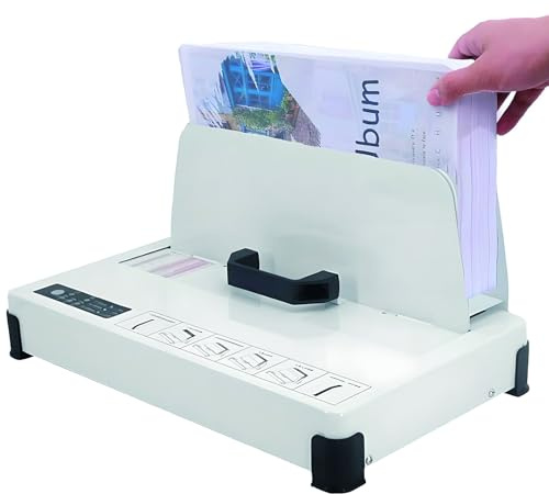 Termisk Bindningsmaskin 300W – 50mm Värmebindare, 3 Bindningstidsinställningar, PTC Keramisk Uppvärmning, Enkelttrycksoperation, För A3/A4/A5/A6 Kontorsdokument & Rapporter