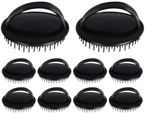 TOYANDONA Cepillos y Masajeadores Cuero Cabelludo Diseño Ergonómico 10 en Plástico Resistente para Ducha y Lavado de Cabello Mujeres y Niños