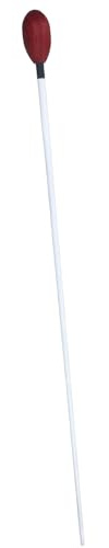 Xiuganpo Musikdirigent Stafettpinnen Slitstark Glasfiberstav för Förbättrad Prestandakvalitet för Körsymfoniorkester Mahognyhandtag (R135J 35,8 mm)
