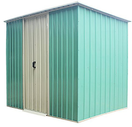 Panana Metal 8X4, Steel Sheds Outdoor Garden Tools Storage Shed（No Base)