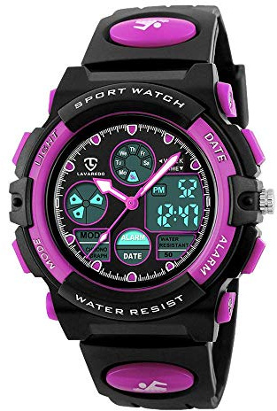 aswan watch Reloj Digital para Niños y Niñas, Deportivos Analógico Militar