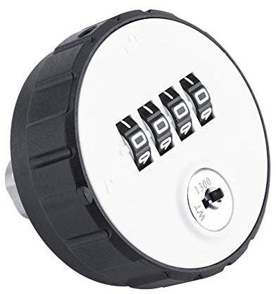 Cerradura De Leva De Combinación, Cerradura De Gabinete Con Contraseña De 4 Dígitos Con Cilindro De 3/4 Pulg., Cerradura De Seguridad Codificada De Aleación De Zinc Para Gabinete(20mm/0.8inch)