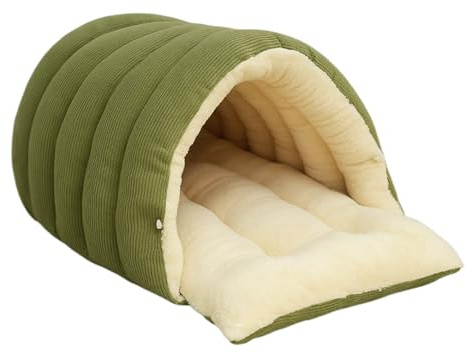 Cama para Perros | Cueva Cerrada para Mascotas, Camas cálidas para para Perros | para Gatitos pequeños, medianos y Grandes, Cachorros, Interiores, Sala de Estar, jardín, Patio