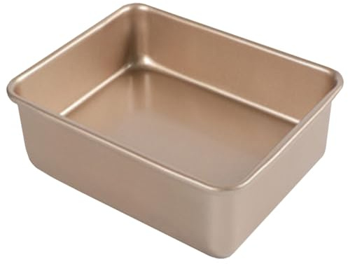 SHINEOFI Teglia Quadrata Antiaderente 235X235X8 CM per Torta e Pane Stampo da Forno Resistente per Barbecue e Cucina Facile da Pulire e Lavabile in Lavastoviglie