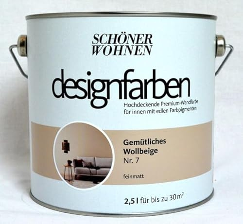 Designfarbe Gemütliches Wollbeige Nr. 7 2,5 l