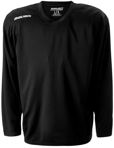 Bauer Hockey Flex Practice Jersey (Black, Senior X-Large)